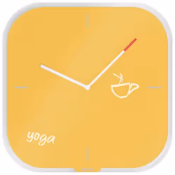 Leitz 90170019 horloge murale Horloge murale à quartz Carré Jaune - Vue supplémentaire 6