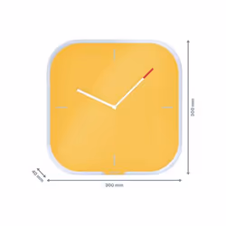 Leitz 90170019 horloge murale Horloge murale à quartz Carré Jaune - Vue supplémentaire 7