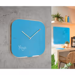 Leitz 90170061 horloge murale Horloge murale à quartz Carré Bleu - Vue supplémentaire 2