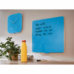 Leitz 90170061 horloge murale Horloge murale à quartz Carré Bleu - Vue supplémentaire 4