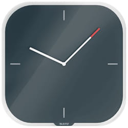 Leitz 90170089 horloge murale Horloge murale à quartz Carré Noir