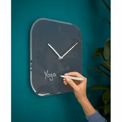 Leitz 90170089 horloge murale Horloge murale à quartz Carré Noir
