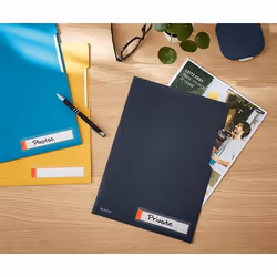 Leitz 47080089 fichier Polypropylène (PP) Noir A4