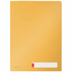 Leitz 47160019, Porte-documents, A4, Polypropylène (PP), Jaune, Mat, Portrait