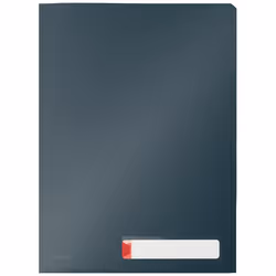 Leitz 47160089, Porte-documents, A4, Polypropylène (PP), Noir, Mat, Portrait