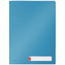 Leitz 47160061, Porte-documents, A4, Polypropylène (PP), Bleu, Mat, Portrait