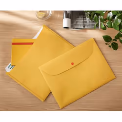 Leitz 47090019, Porte-documents, A4, Polypropylène (PP), Jaune, Mat, Paysage