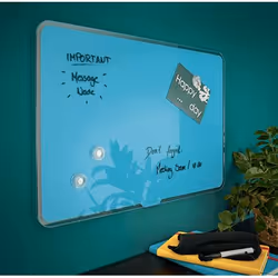 Leitz 70430061 Tableau blanc 800 x 600 mm Verre Magnétique