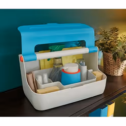 Leitz 61250061 Boîte de rangement Rectangulaire Acrylonitrile-Butadiène-Styrène (ABS) Bleu, Blanc - Vue supplémentaire 5