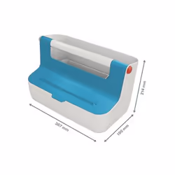 Leitz 61250061 Boîte de rangement Rectangulaire Acrylonitrile-Butadiène-Styrène (ABS) Bleu, Blanc - Vue supplémentaire 8