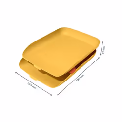 Leitz 53581019 bac de rangement de bureau Polystyrène Jaune