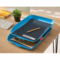 Leitz 53581061 bac de rangement de bureau Polystyrène Bleu