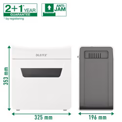 Leitz 80900000 destructeur de papier Gris, Blanc - Vue supplémentaire 11