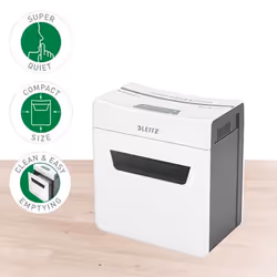 Leitz 80900000 destructeur de papier Gris, Blanc - Vue supplémentaire 6