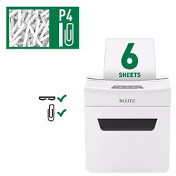 Leitz 80900000 destructeur de papier Gris, Blanc - Vue supplémentaire 7