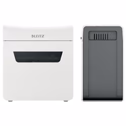 Leitz 80930000 destructeur de papier Découpage par micro-broyage Gris, Blanc - Vue supplémentaire 4