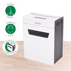 Leitz 80940000 destructeur de papier Découpage par micro-broyage Gris, Blanc - Vue supplémentaire 6