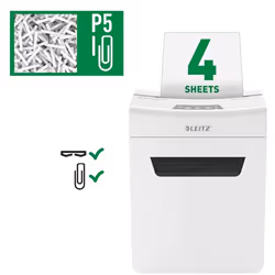 Leitz 80940000 destructeur de papier Découpage par micro-broyage Gris, Blanc - Vue supplémentaire 7
