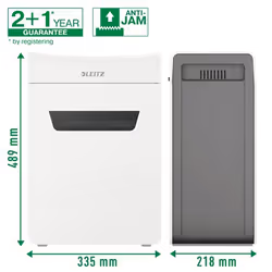 Leitz 80950000 destructeur de papier Découpage par micro-broyage Gris, Blanc - Vue supplémentaire 11