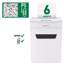 Leitz 80950000 destructeur de papier Découpage par micro-broyage Gris, Blanc - Vue supplémentaire 7