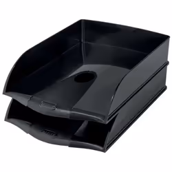 Leitz 53240095 bac de rangement de bureau Polystyrène Noir