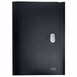 Leitz 46220095, Parapheur, A4, Polypropylène (PP), Noir, Mat, 150 feuilles