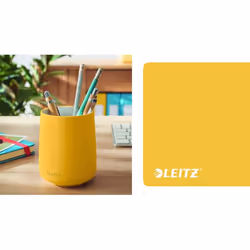 Leitz 53290019 porte crayons et stylos Vitrocéramique Jaune