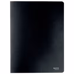 Leitz 39040095, Porte-documents, A4, Carton, Noir, Mat, Portrait