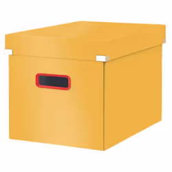 Leitz Click & Store, Boîte de rangement, Jaune, Rectangulaire, Panneau dur, Polypropylène (PP), Monochromatique, Intérieure