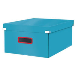 Leitz Click & Store Boîte de rangement Rectangulaire Panneau dur, Polypropylène (PP) Bleu