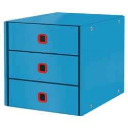 Leitz Click & Store Cosy, Panneau dur, Polypropylène (PP), Bleu, A4, 2400 feuilles, 3 tiroir(s), Catalogue, Enveloppe, Dossie ...