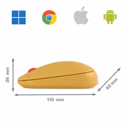 Leitz Cosy souris Ambidextre RF sans fil + Bluetooth 4000 DPI - Vue supplémentaire 7