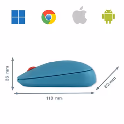 Leitz Cosy souris Ambidextre RF sans fil + Bluetooth 4000 DPI - Vue supplémentaire 7