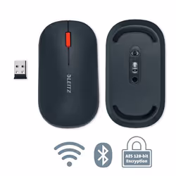 Leitz Cosy souris Ambidextre RF sans fil + Bluetooth 4000 DPI