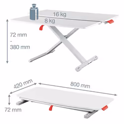 Leitz 65320085 pupitre Gris - Vue supplémentaire 9