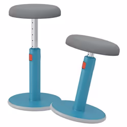 Leitz Ergo Cosy Active, Siège rembourré, Bleu, Gris, 33 cm, 110 kg, 341 mm, 369 mm