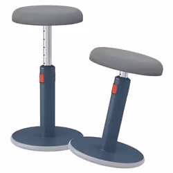 Leitz Ergo Cosy Active, Siège rembourré, Bleu, Gris, 33 cm, 110 kg, 341 mm, 369 mm