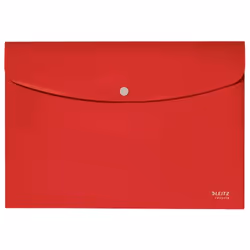 Leitz 46780025, Envelope folder, A4, Polypropylène (PP), Rouge, Paysage, 60 feuilles