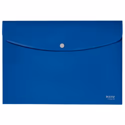 Leitz 46780035, Envelope folder, A4, Polypropylène (PP), Bleu, Paysage, 60 feuilles