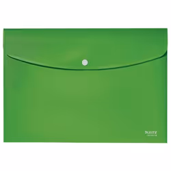 Leitz 46780055, Envelope folder, A4, Polypropylène (PP), Vert, Paysage, 60 feuilles