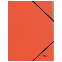 Leitz 39140025, Parapheur, Carton, Rouge, 430 g/m², Elastique, Europe