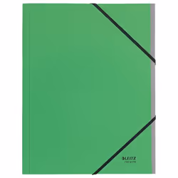 Leitz 39140055, Parapheur, Carton, Vert, 430 g/m², Elastique, Europe