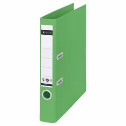 Leitz 10190055, A4, Anneau rond, Rangement, Carton, Papier, Vert, Vert