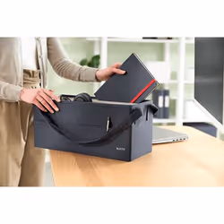 Leitz 64440089 sac à main et sac en bandoulière Tissu Noir Unisexe - Vue supplémentaire 5