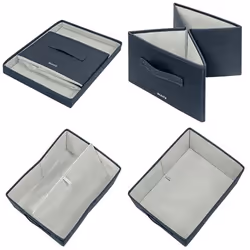 Leitz 61440089 Boîte de rangement Rectangulaire Tissu Bleu - Vue supplémentaire 4