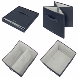Leitz 61450089 Boîte à archives Carton, Tissu Gris - Vue supplémentaire 4
