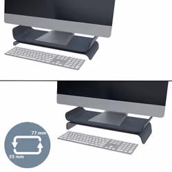 Leitz Ergo Adjustable Monitor Stand 27" Gris Bureau