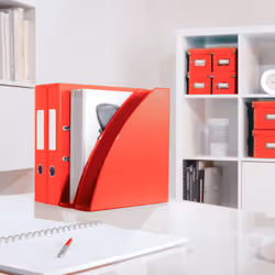 Leitz WOW Boîte à archives Polystyrène Rouge
