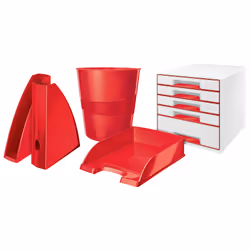 Leitz WOW Rond Plastique Rouge - Vue supplémentaire 3