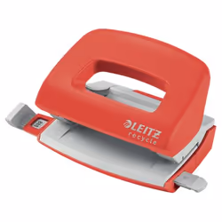 Leitz NeXXt, 10 feuilles, Rouge, Métal, Plastique, 8 cm, 5,5 mm, A4, A5, A6, Folio, US Quart
